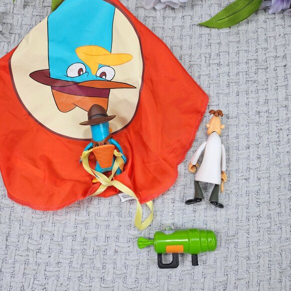 Disney Phineas & Ferb Action Figures Perry Doofenshmirtz Tidal Waves Mixed Lot - Picture 5 of 5